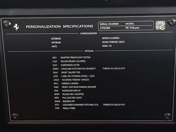F8 2019 Tributo 3.9T V8